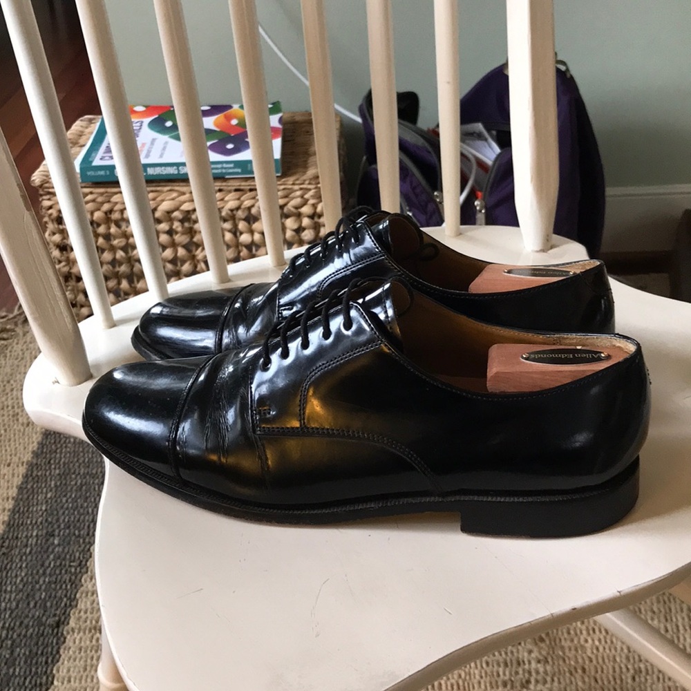 Cole Haan Cap Toe Oxfords - Black - Size 11.5 D